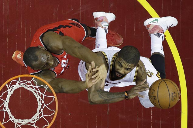 Cleveland playoff rampage rolls on as Kyrie Irving, LeBron James lead Cavs romp over Raptors