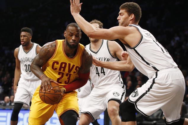 Brooklyn spoils big game from LeBron James as Nets arrest three-game slide with upset over Cavs