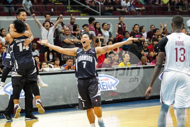 Adamson Falcons win first game of UAAP basketball season at expense of fading UP Maroons