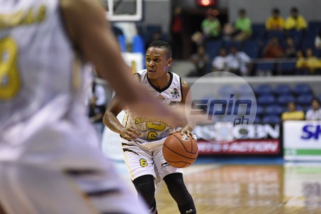 Ruled ineligible just days ago, Jam Sheriff back on UST roster before season opener against Ateneo