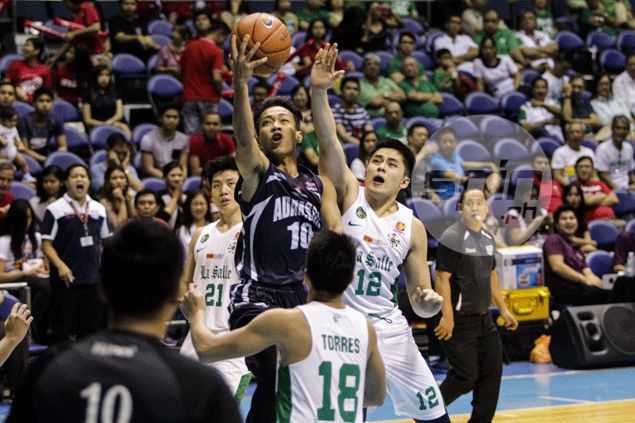 Joseph Nalos quick to redeem himself by willing Adamson back in stunning win over La Salle