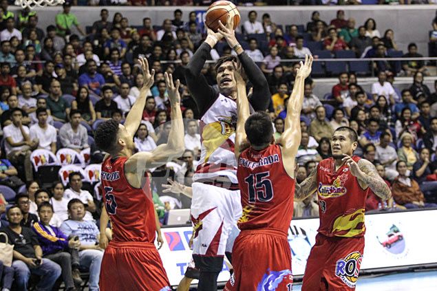 Is June Mar Fajardo being 'babied' by referees? San Miguel giant disagrees