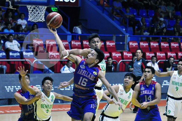 Arellano dynamic duo Jio Jalalon, Kent Salado put on a show in romp over winless Benilde