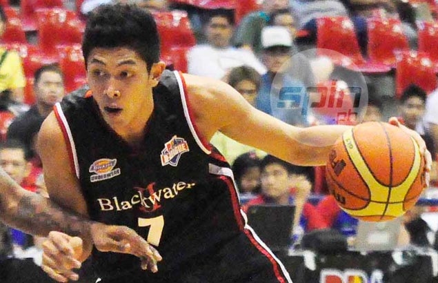 Blackwater hopeful Kevin Ferrer suits up in game against NLEX