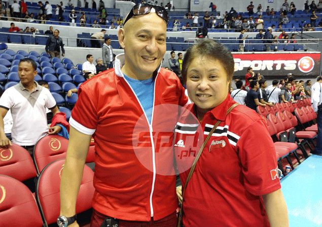 BIR chief Kim Henares just like any other fan as she roots for Beermen in PBA Finals