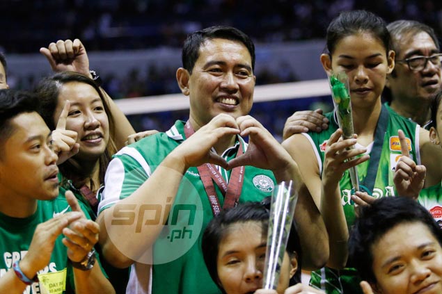 Ramil De Jesus has won nine UAAP titles, but he has no doubts on which one is sweetest