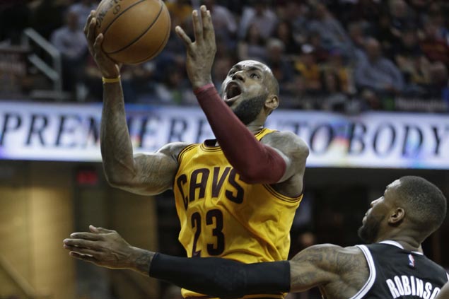 Cavaliers clobber hapless Nets to tighten grip on East's top spot