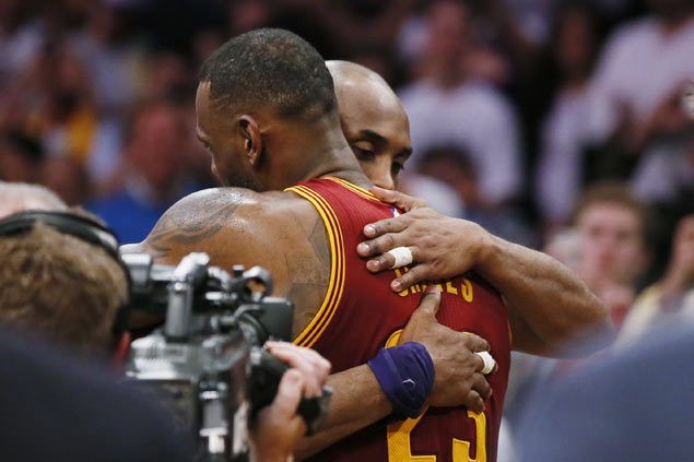 LeBron James: 'I wish I could play against him every single night; Kobe Bryant: 'That was fun'