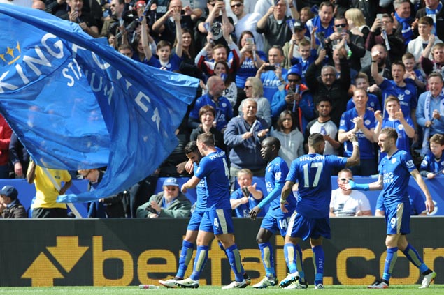Leicester set for massive celebration after unlikely Premier League title conquest
