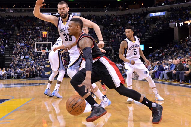 Lillard, McCollum take over in OT as Portland escapes wild finish in Memphis with a win