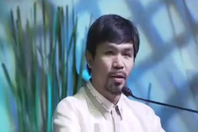 Pacquiao declares 'wholehearted' support for Duterte, vows to bring common sense to Senate