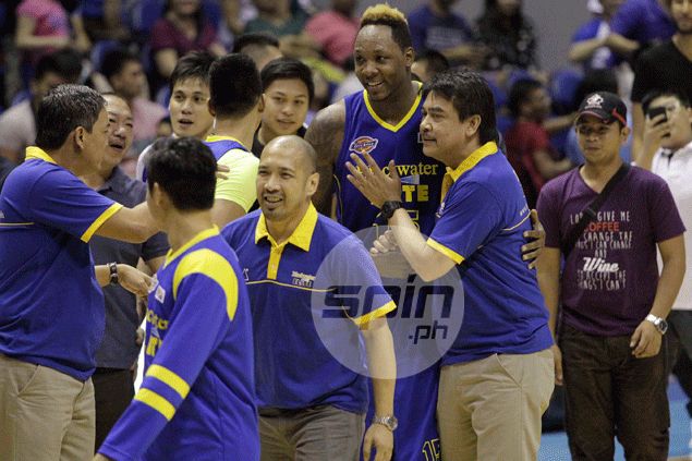 Marcus Douthit says he's willing to step aside for original Blackwater import Chris Charles