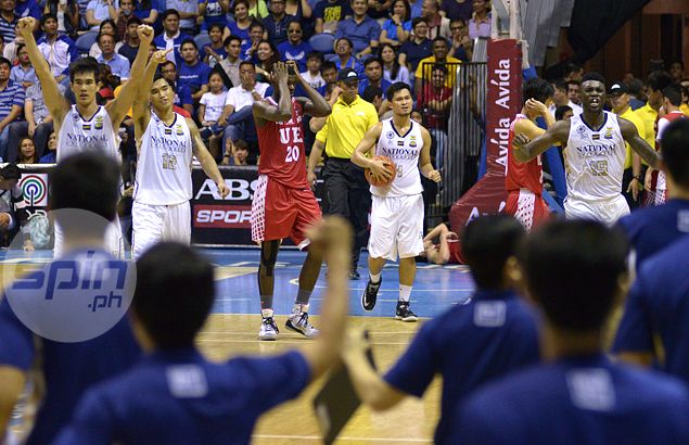 Joshua Alonino, Alfred Aroga complete NU Bulldogs fightback against UE Red Warriors