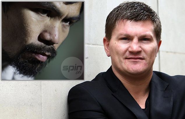 Ricky Hatton slightly favors who between Manny Pacquiao and Floyd Mayweather in their megabout?