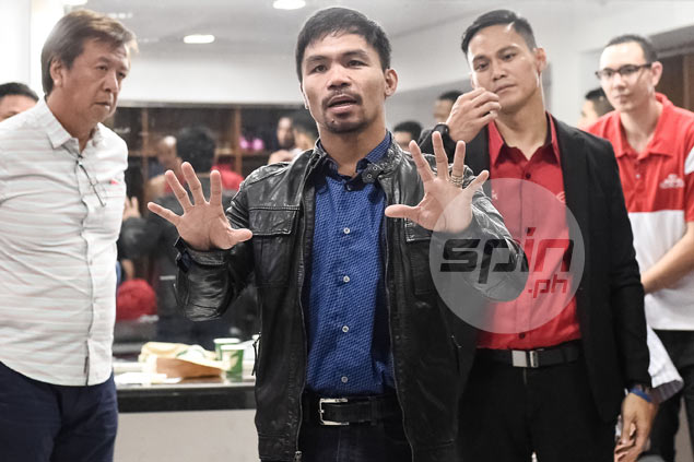 No bonuses but Pacquiao promises 'big one' should Mahindra make PBA playoff