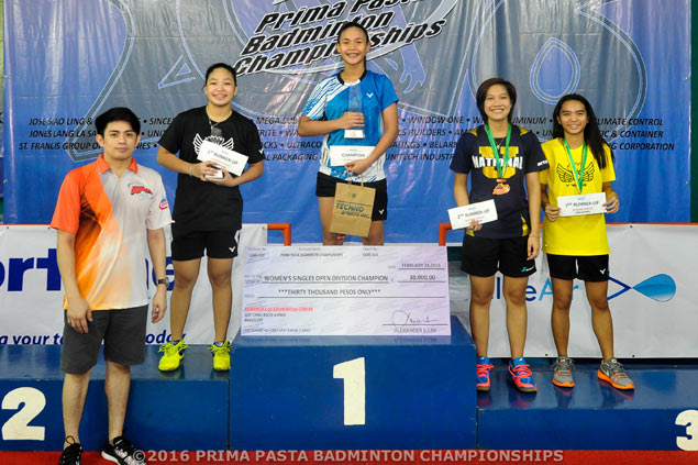 Teenager Sarah Joy Barredo shows up top guns, rules Prima Badminton championship