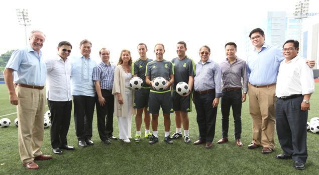 Real Madrid footbal clinic kicks off at Mckinley Hill Stadium