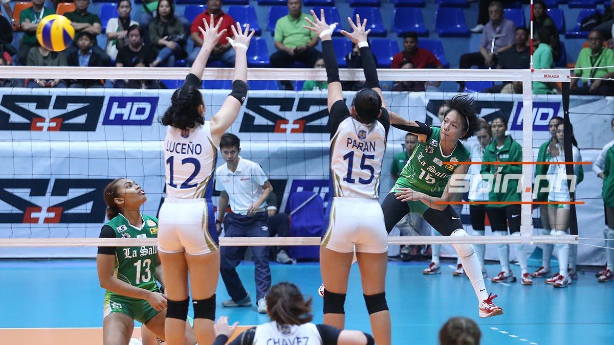 La Salle Lady Spikers rip struggling NU Lady Bulldogs to keep share of ...