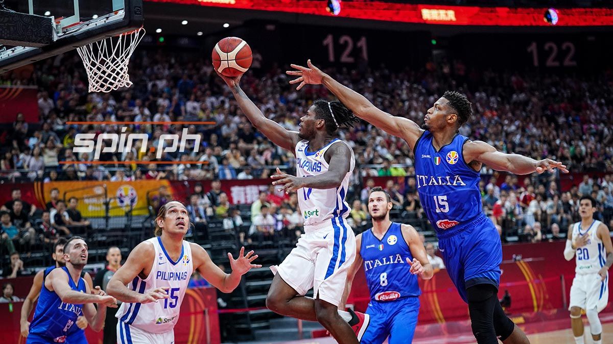 CJ Perez playing for Gilas at 2019 World Cup.