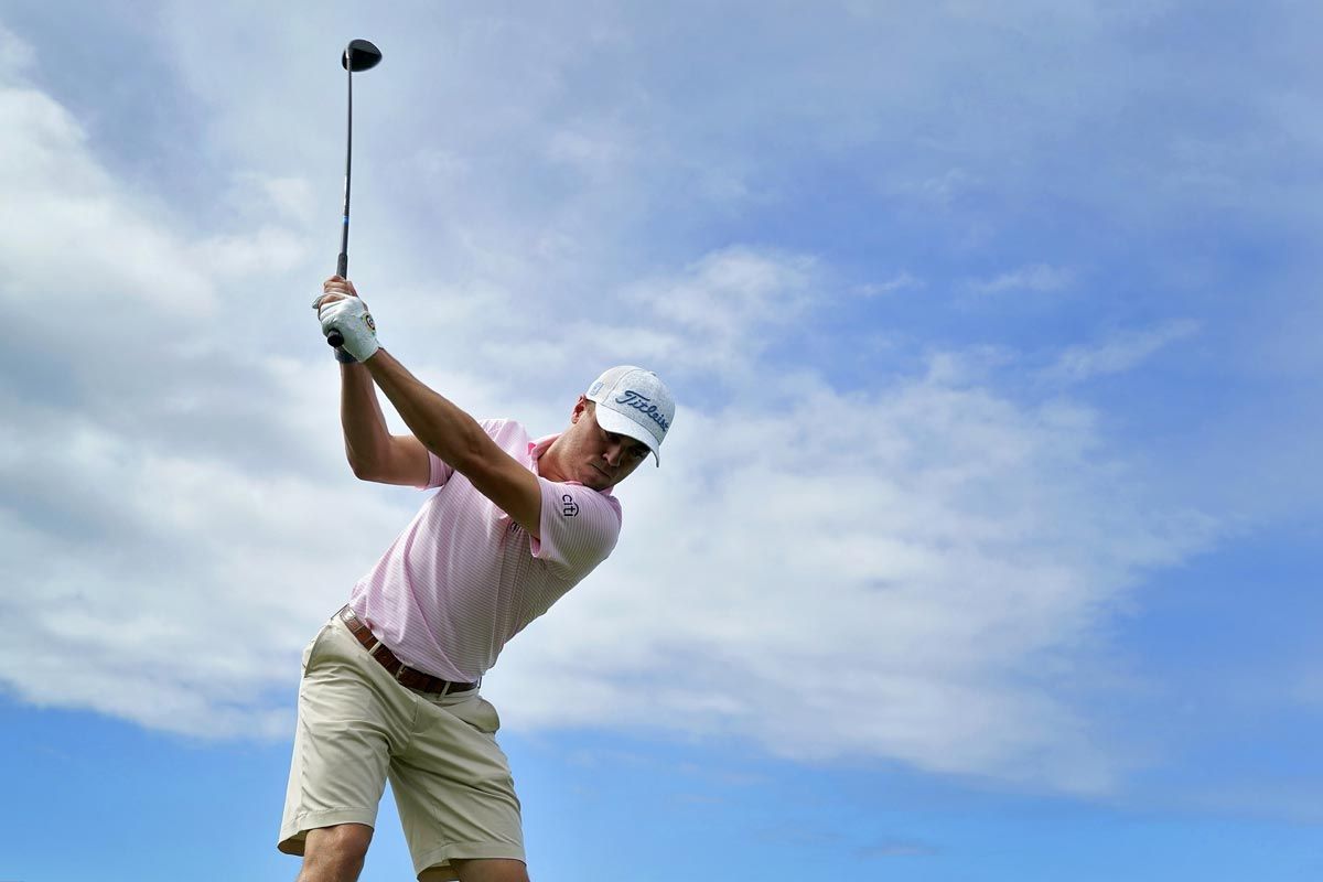 Justin Thomas competing at Tournament of Champions for the first