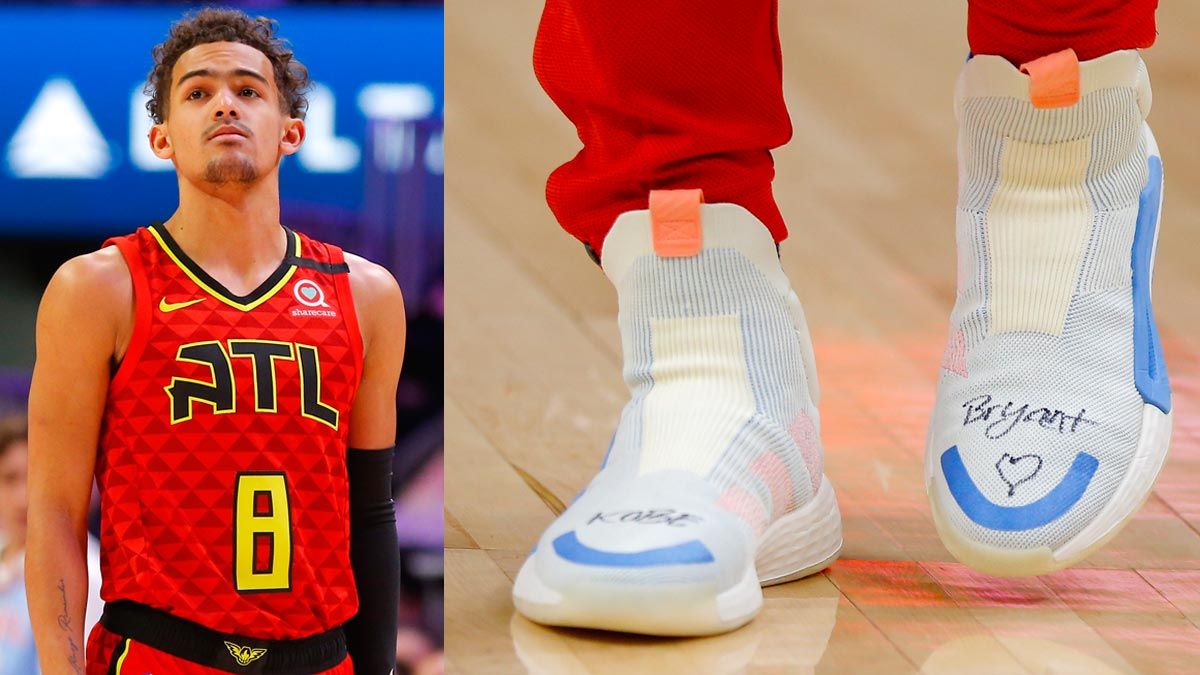 Trae Young wears No. 8 to honor Kobe Bryant as Hawks win