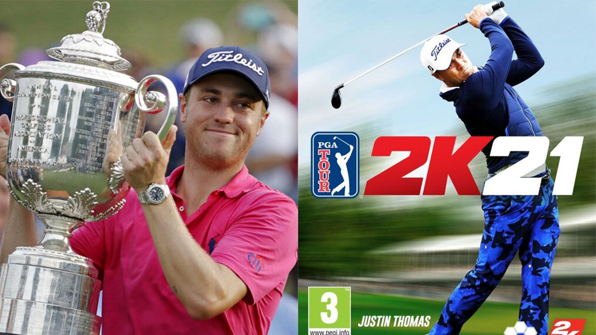 Justin Thomas makes cover of 'PGA Tour 2K21' video game