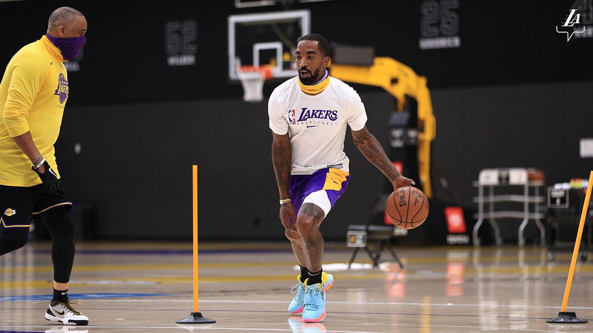 JR Smith with the Lakers