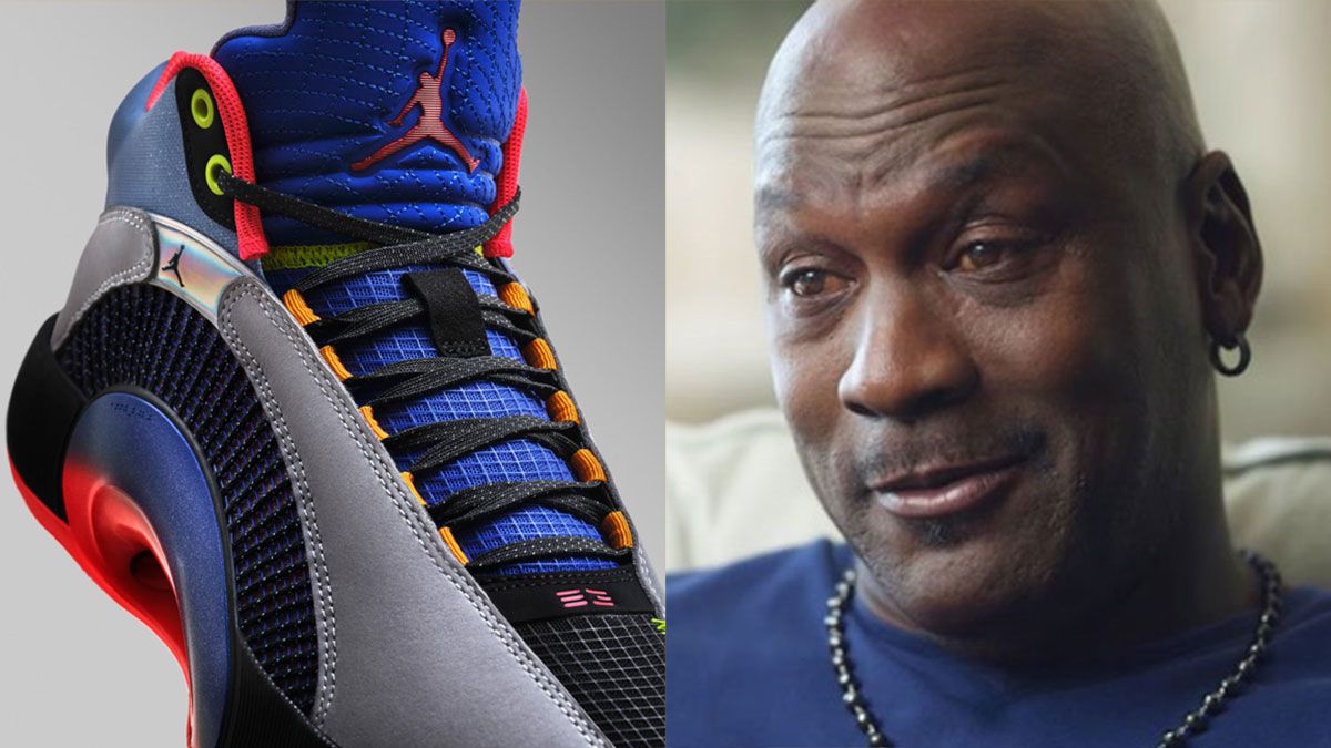 How involved is a retired Jordan in design process of his shoes?