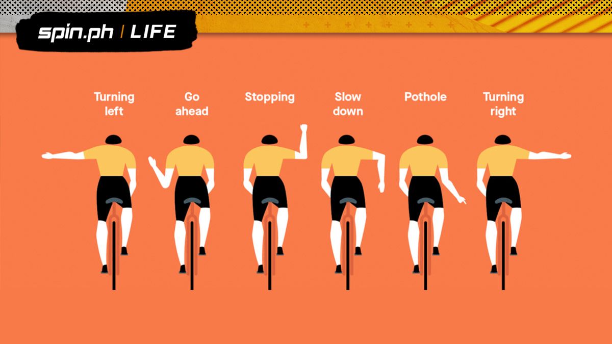 How to use hand signals when you bike