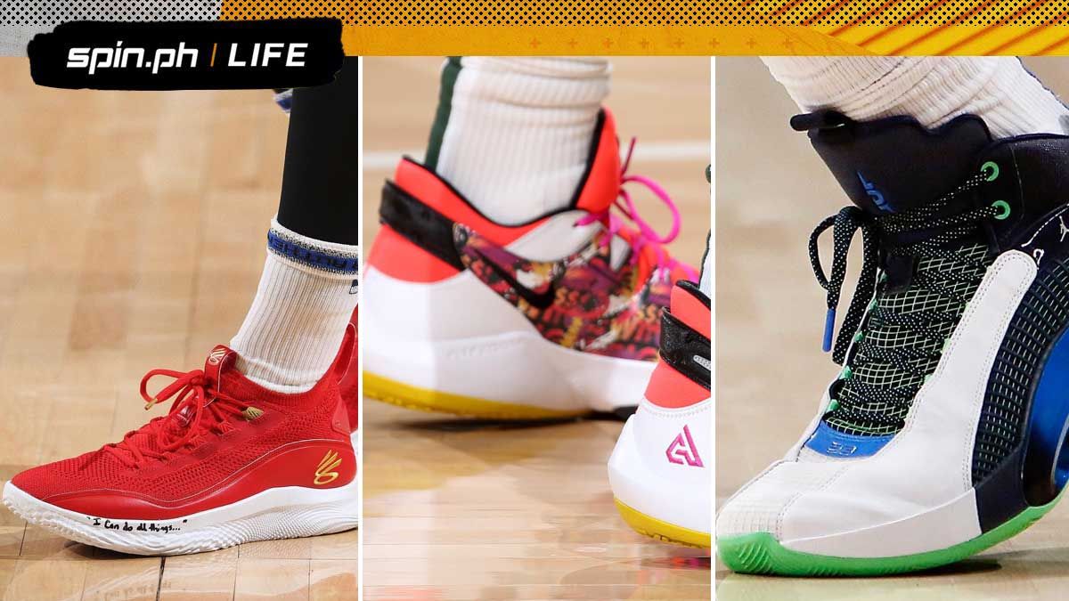 Which pair of NBA Christmas Day sneakers brought the heat today?
