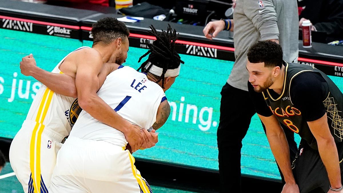 Damion Lee's late 3 lifts Warriors over winless Bulls