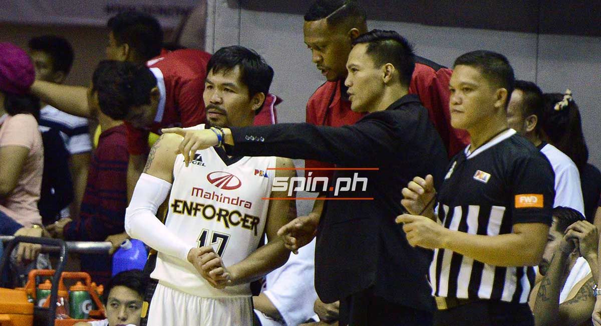 Chris Gavina coaching Manny Pacquiao
