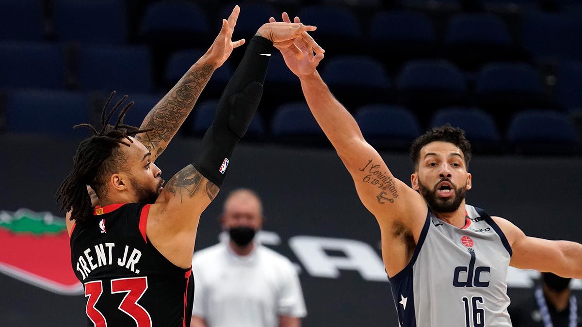 Gary Trent's 3-pointer beats buzzer as Raptors rally past Wizards