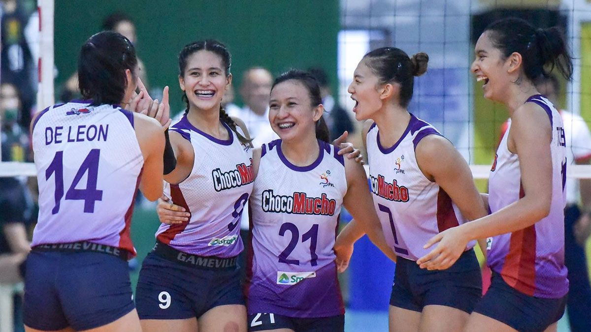 Choco Mucho vs Army in the 2021 Premier Volleyball League (PVL) Open Conference