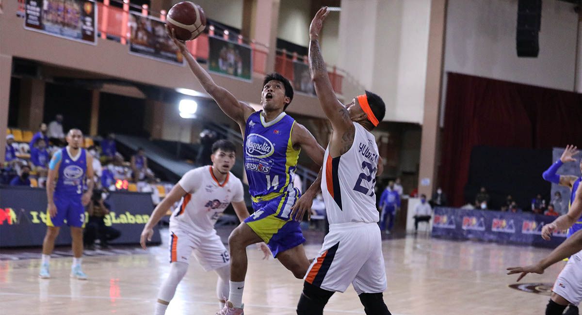 Mark Barroca delivered the big blows late in Magnolia's win over Meralco in Game Four.