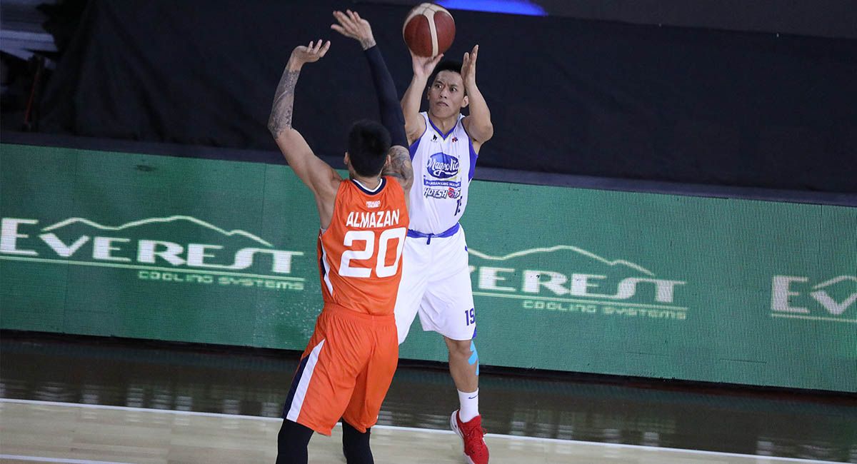 Magnolia defensive lynchpin Rome dela Rosa went 4-of-5 from three-point range against Meralco in Game Seven.