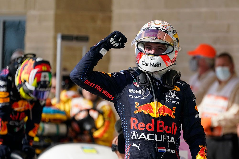 Max Verstappen at the US Grand Prix.