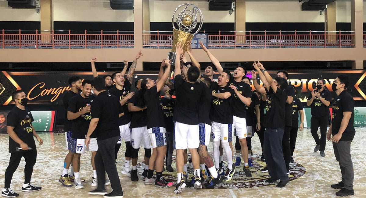 TNT celebration PBA Philippine Cup champion