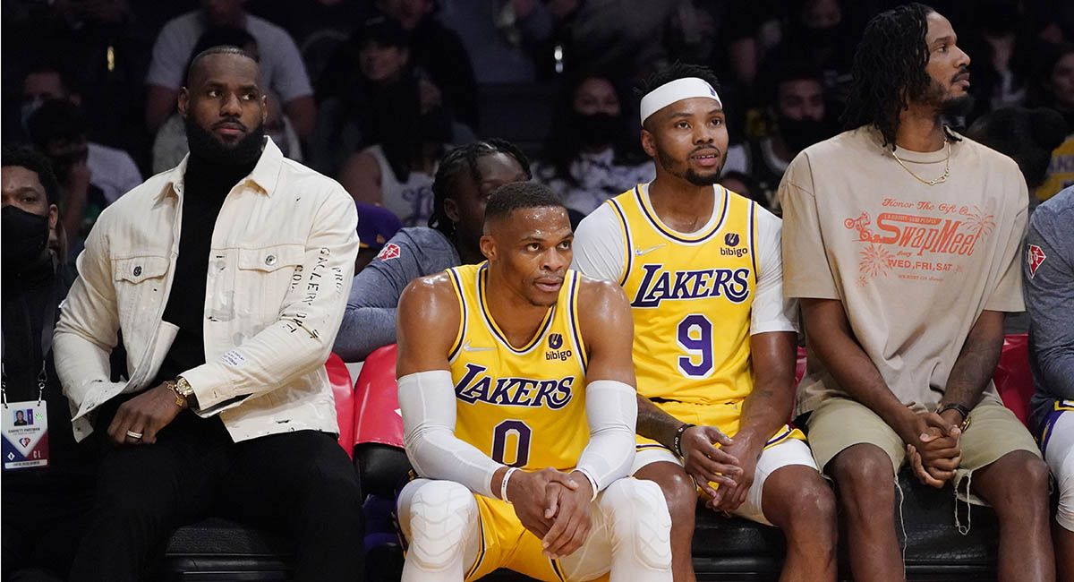 Lakers bench Russell Westbrook LeBron James