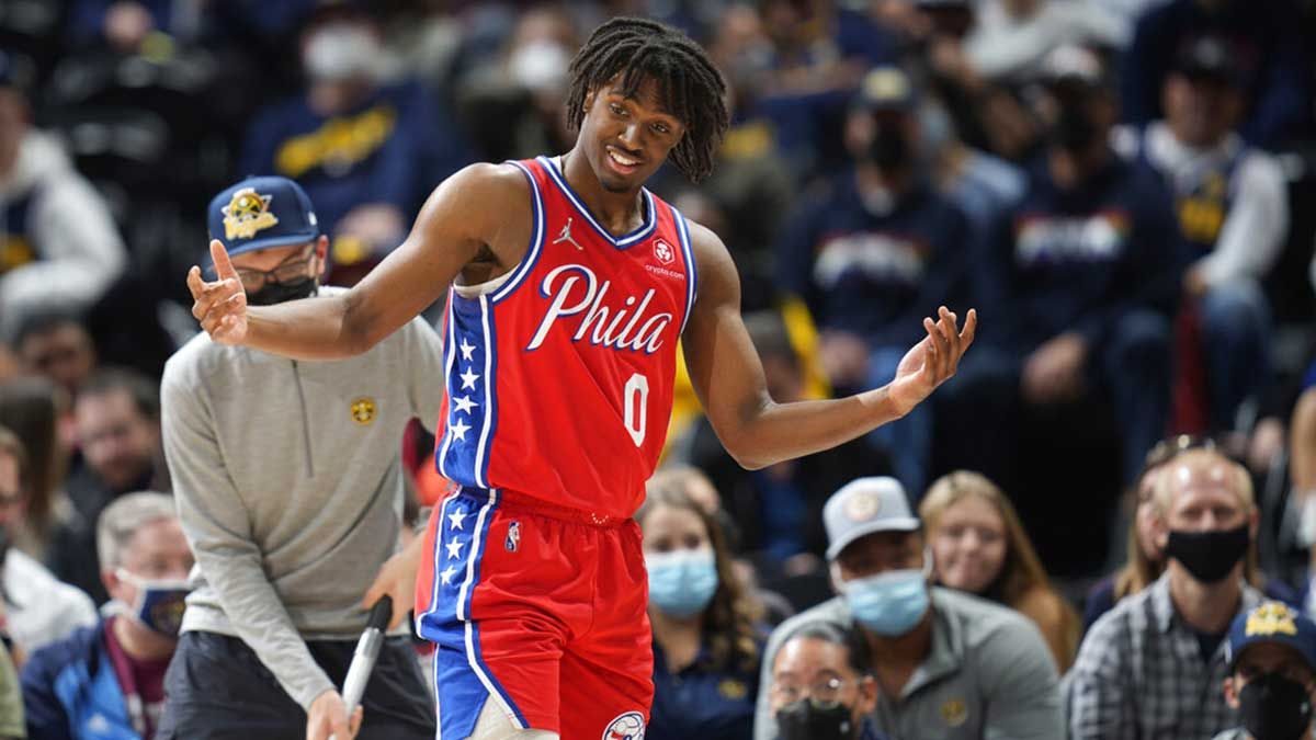 Tyrese Maxey 76ers vs Nuggets