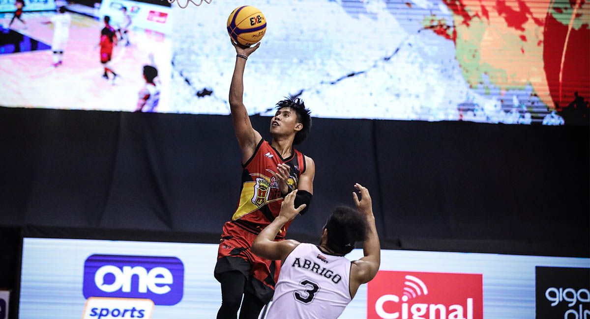 Jeff Manday gave a good account of himself in the first leg of the PBA 3x3.