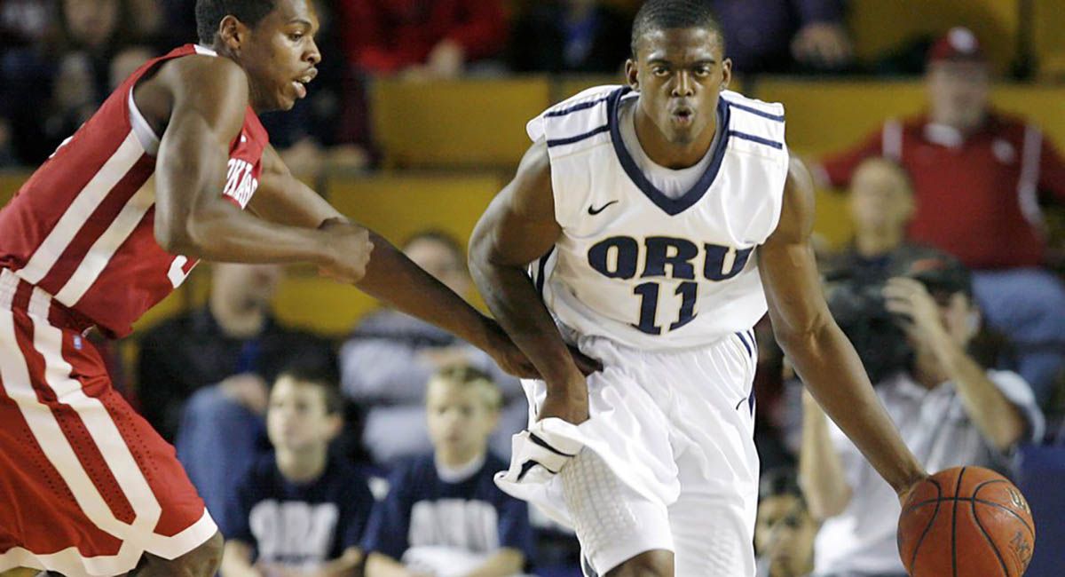 Shawn Glover during his stint with Oral Roberts in the US NCAA.