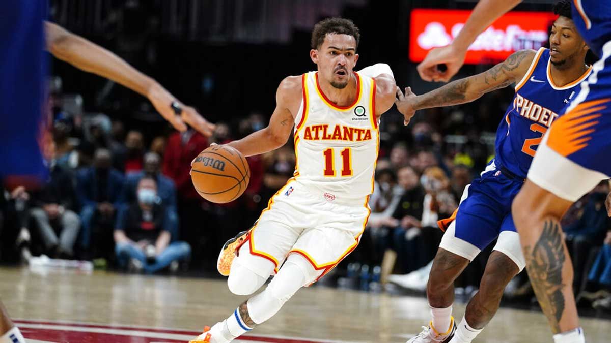 Trae Young Hawks vs Suns