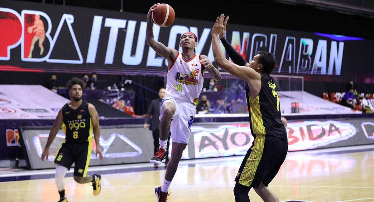 Franky Johnson has only played one game since being acquired by Meralco in a trade with Rain or Shine.