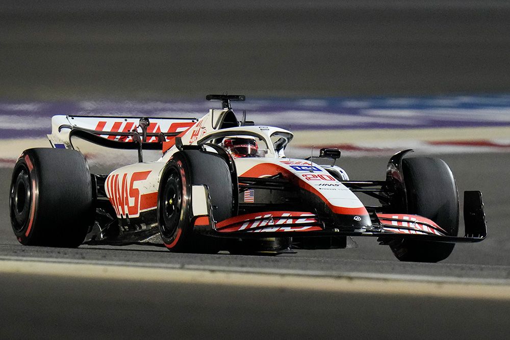 Kevin Magnussen of Haas at the Bahrain F1 GP.