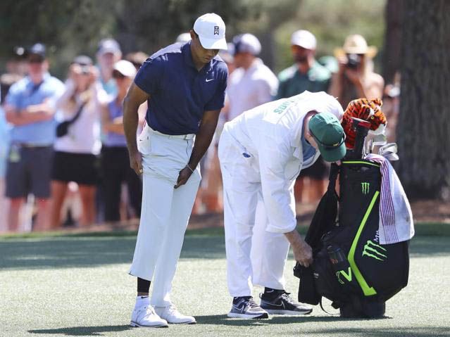 Tiger Woods wearing FootJoys