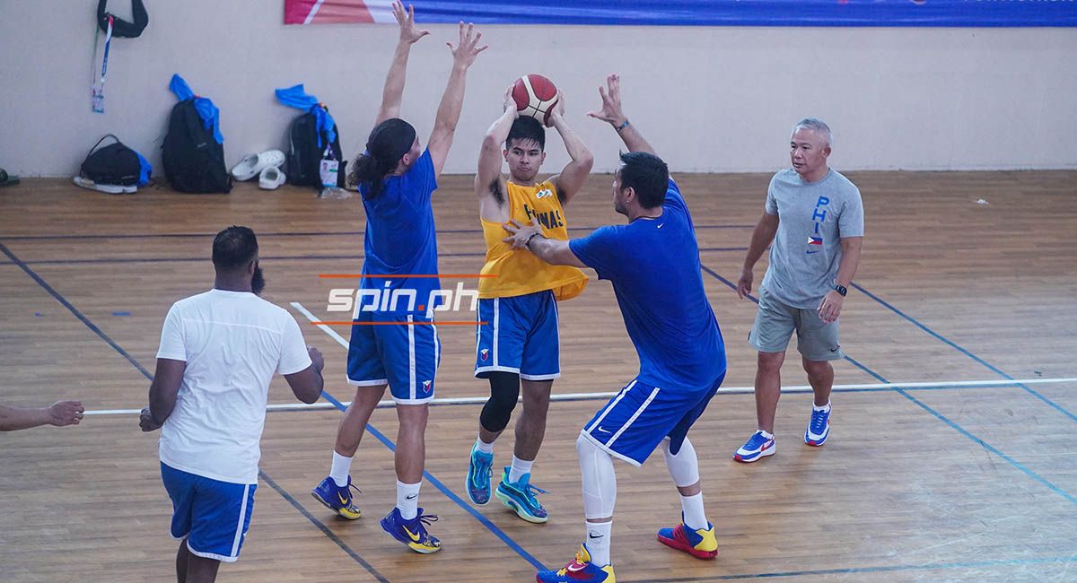 Gilas Pilipinas practice, Kiefer Ravena