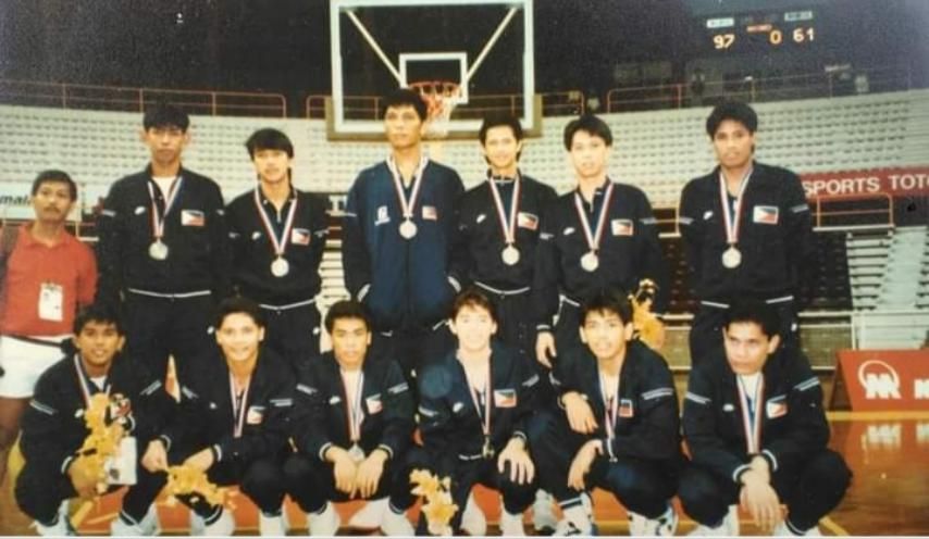 Philippine basketball team to the 1989 SEA Games in Kuala Lumpur.