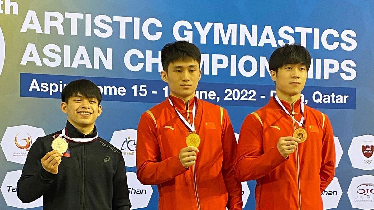 Caloy Yulo silver Asian Championships