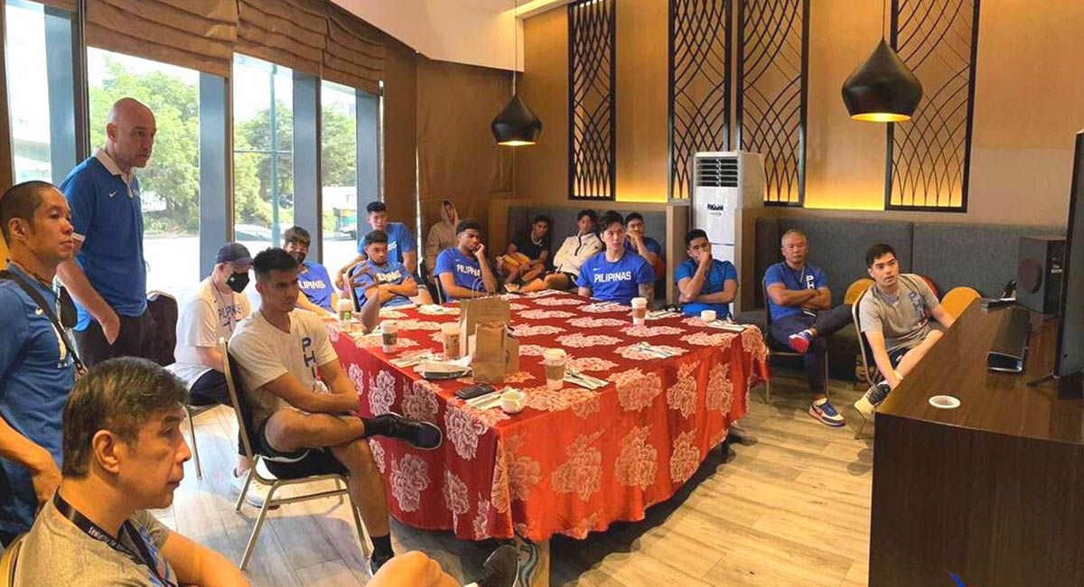 Gilas under Nenad Vucinic views film ahead of the World Cup Asian qualifier versus India.